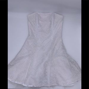 Jessica McClintock White floral dress